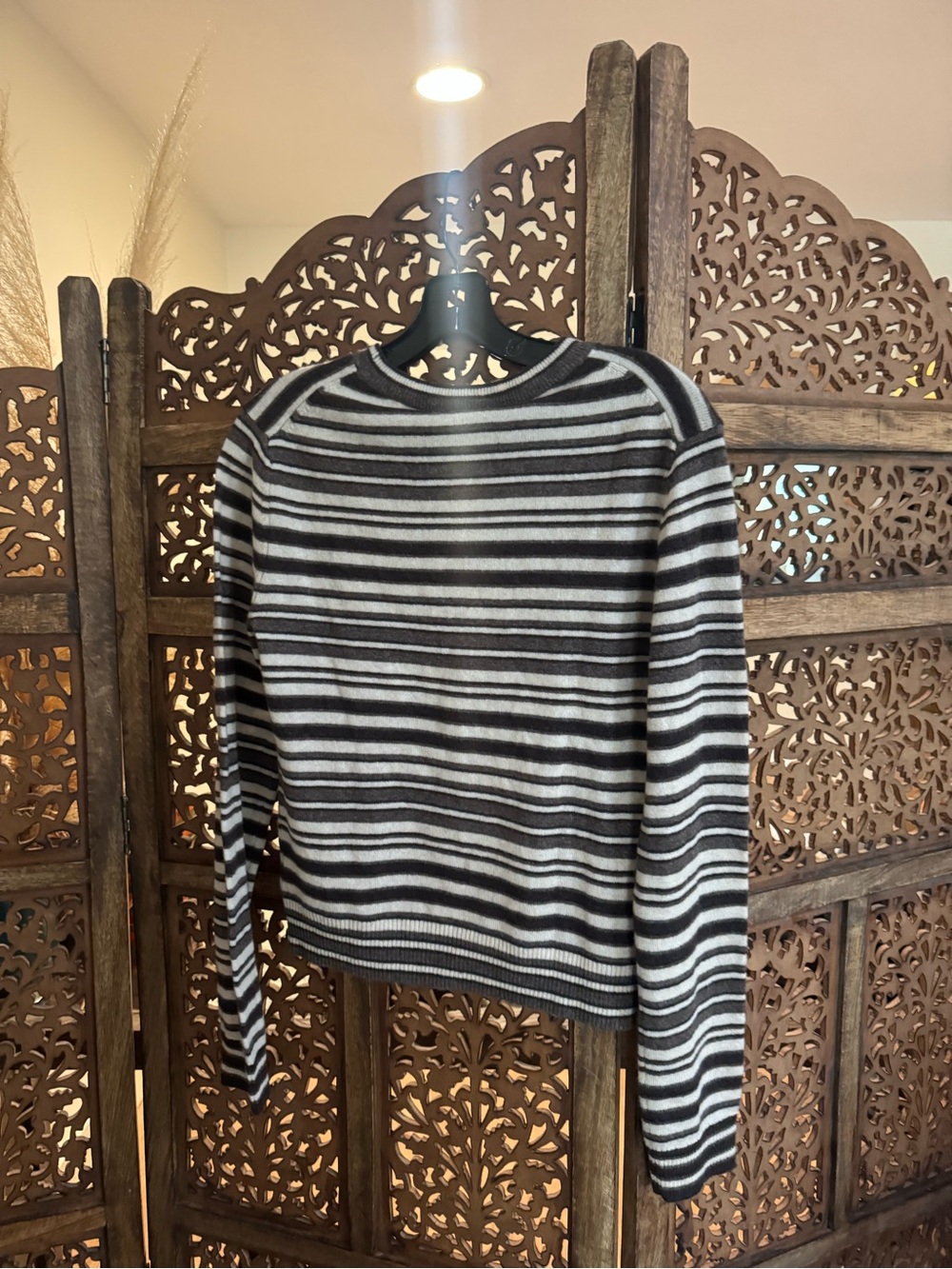 Reformation Lian Cashmere Crew Sweater Brown NEW NWT - Picture 5 of 5